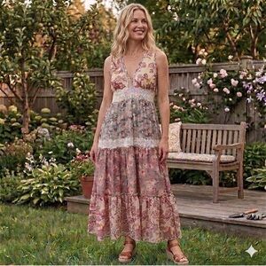 Anthropologie Cabaret by Ranna Gill Maxi dress